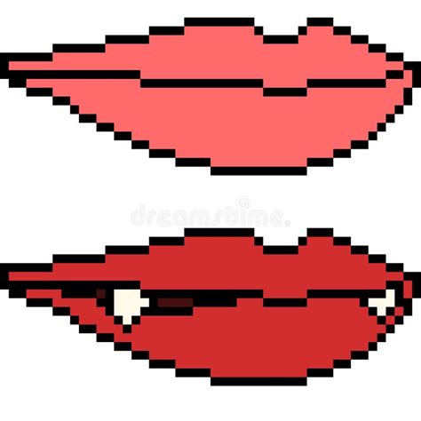 Pixel Art Mouth