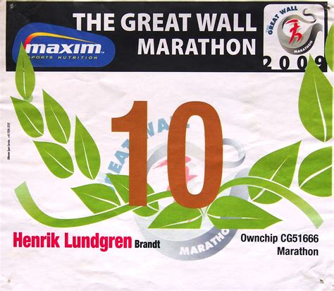 The Great Wall Marathon 2009 | Henrik Brandt