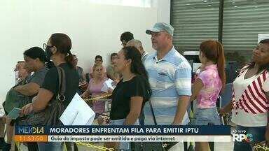 Meio Dia Paraná Foz do Iguaçu Moradores enfrentam fila para emitir