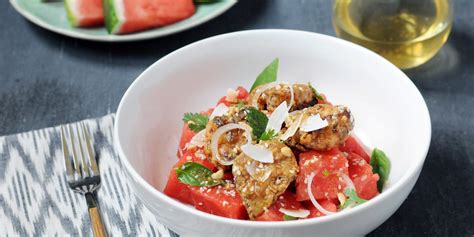 Fried Chicken And Watermelon Salad With Vietnamese Style Dressing Andrew Zimmern