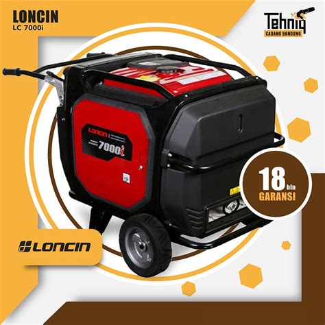 Jual LONCIN LC 7000i Digital Inverter Series 7500 Watt Generator Genset