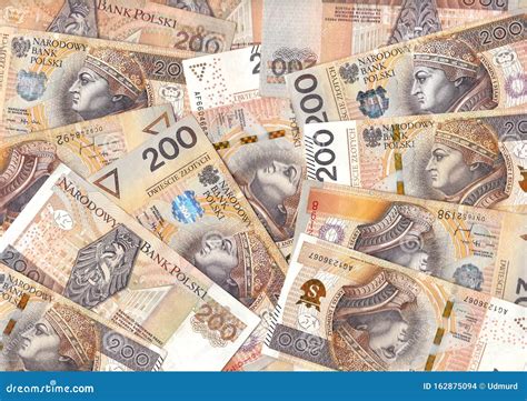 Polish Zlotys Polish Currency 200 Pln Bills Banknotes Face Value Pln