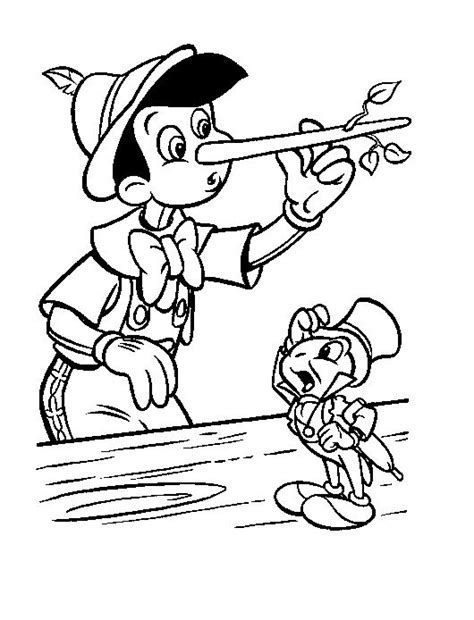 Coloriage Imprimer Pinocchio