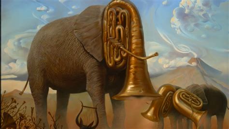 Painting Salvador Dali Elephant - BEST PAINTING