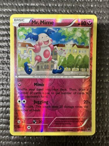 Mr Mime Fates Collide Reverse Holo Rare Pokemon Card Ebay