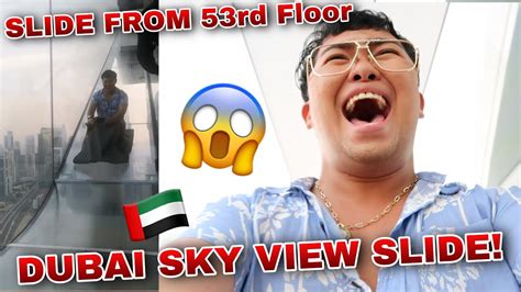 Slide From Rd Floor In Dubai Grabe Yung Takot Ko Youtube