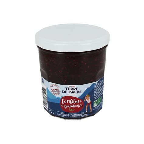 TERRE DE L ALPE Confiture De Framboises Bio 370g