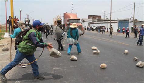 Trujillo violencia en tercer día del paro de ronderos en La Libertad