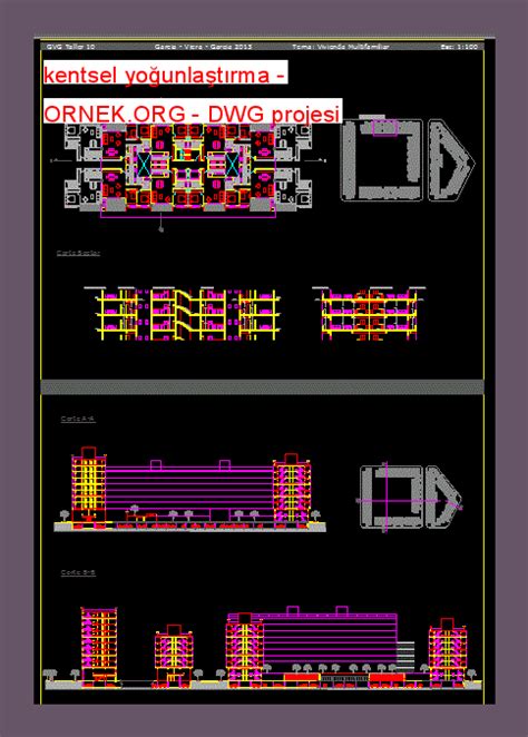 Kentsel Yo Unla T Rma Dwg Projesi Autocad Projeler