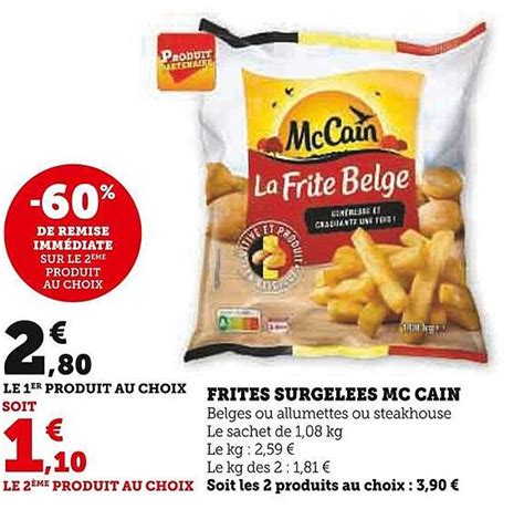 Promo Frites Surgel Es Mc Cain Chez Super U Icatalogue Fr