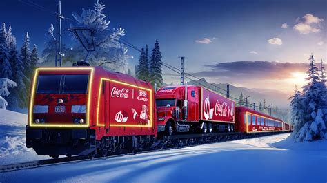 Coca Cola Christmas Train Db Cargo X Mas Germany Deutsche