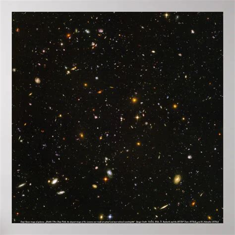 Galaxies, Deep Space image of galaxies Poster | Zazzle