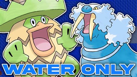 I Attempted Another Water Type Only Nuzlocke Youtube