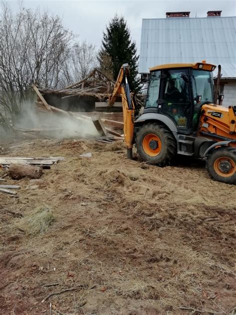 Koparka Koparko Adowarka Us Ugi Jcb Cx A Cut I Okolice A Cut