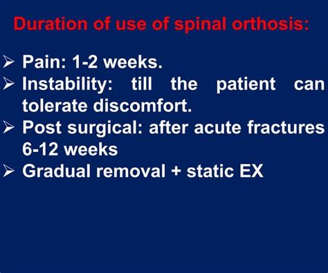 Spinal Orthosis Dr Aliaa Ppt