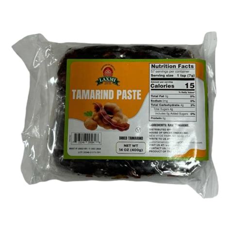 Laxmi Wet Tamarind 400gm Shresta Indian Grocery