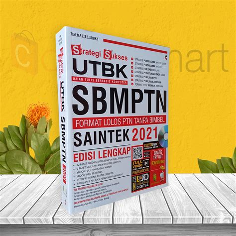 Buku Sbmptn Utbk Saintek Strategi Sukses Bonus Aplikasi Android