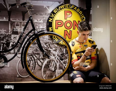 Amsterdam Wout Van Aert During The Team Presentation Of The Cycling