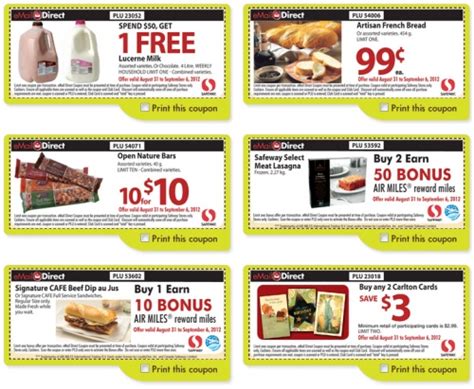 Canadian Daily Deals: Safeway Weekly Email Direct Coupons (Aug 31-Sept 6)