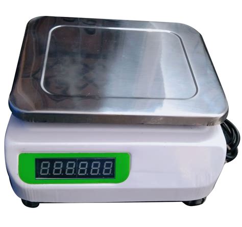 Stainless Steel 30kg Digital Table Top Weighing Scale Size 8x8 Inch