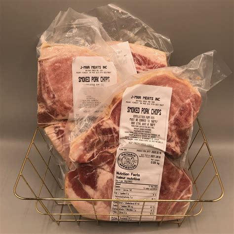 Greener Pastures Smoked Pork Chops 3lbs Heritage Pastured Blue Cow