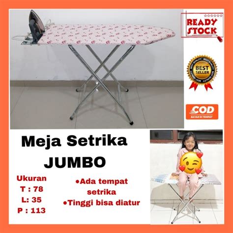 Jual MEJA SETRIKA LIPAT PAPAN GOSOK BERDIRI BESAR Shopee Indonesia