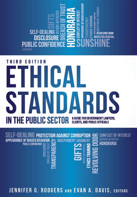 Ethical Standards In The Public Sector A Guide For Government Lawyers