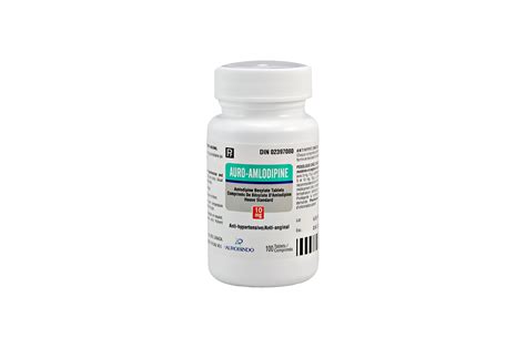 Auro Amlodipine 10mg Tab 100 Btl Auro Pharma Canada