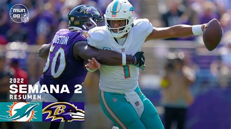 LOCURA MIAMI Dolphins Vs Baltimore RAVENS Semana 2 NFL Resumen