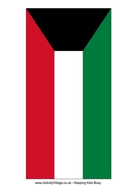 Kuwait Flag Free Printable Kuwait Flag