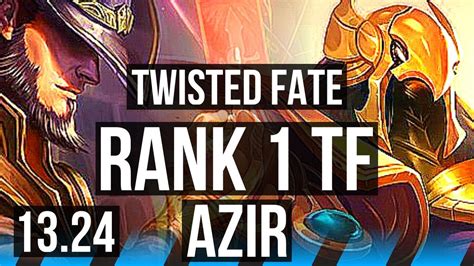 Twisted Fate Vs Azir Mid Rank 1 Tf 9411 Rank 27 Kr Challenger