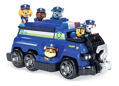 Paw Patrol Chases Total Team Rescue Police Cruiser Vehicle Mercado Libre