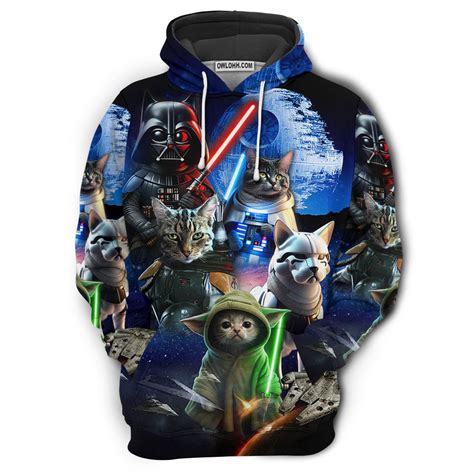 Star Wars Cat Owl Ohh Hawaiian Shirt Hoodie T Shirt Sweater