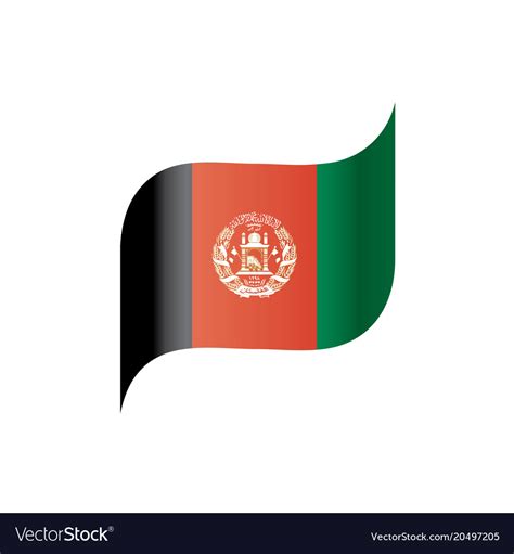 Afghanistan flag Royalty Free Vector Image - VectorStock