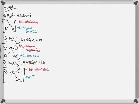 SOLVED:Predict the electron pair geometry and the molecular structure of each of the following ...