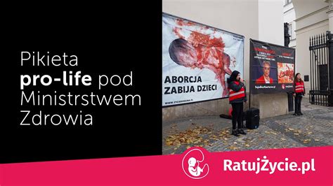 Pikieta Pro Life Pod Ministerstwem Zdrowia YouTube