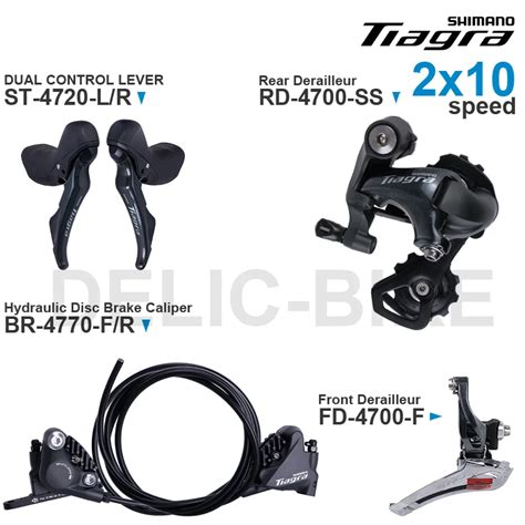 SHIMANO Freno De Disco Hidr Ulico TIAGRA 4700 2x10v Incluye Palanca De