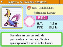 Cresselia Y La Isla Plenilunio Gu A Pok Mon Diamante Y Perla