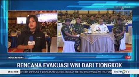 TNI Tunggu Instruksi Kemenlu Untuk Evakuasi WNI Di Wuhan Video