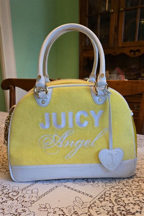 Rare Vintage Y K Juicy Couture Pet Carrier Bowler Bag Gem