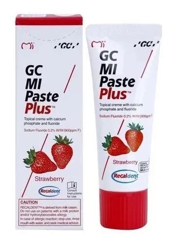 Mi Paste Plus Recaldent Sabor Fresa Gc GC MI PASTE PLUS Crema Unidad