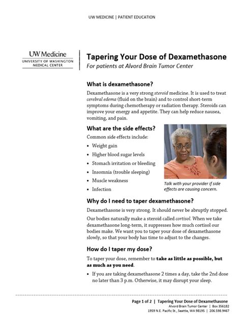 Abtc Tapering Your Dose Dexamethasone Pdf Dose Biochemistry