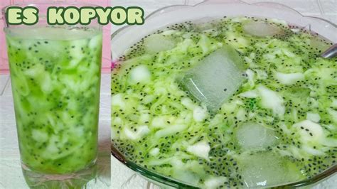 Resep Es Kopyor Melon Menu Buka Puasa Seger Banget Youtube