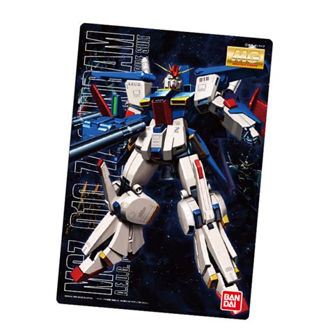 CARTA PROMOCIONAL GUNPLA PACKAGE ART COLLECTION MG ZZ GUNDAM Nº 186