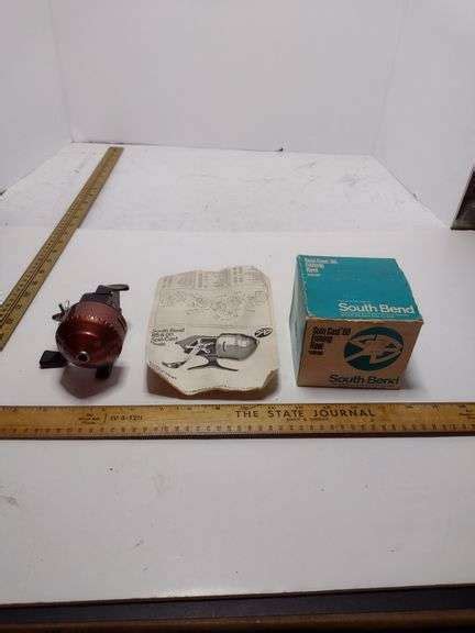 Vintage South Bend Spin Cast Fishing Reel And Box Lil Dusty Online