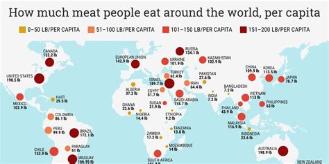 Countries That Eat The Most Meat Business Insider