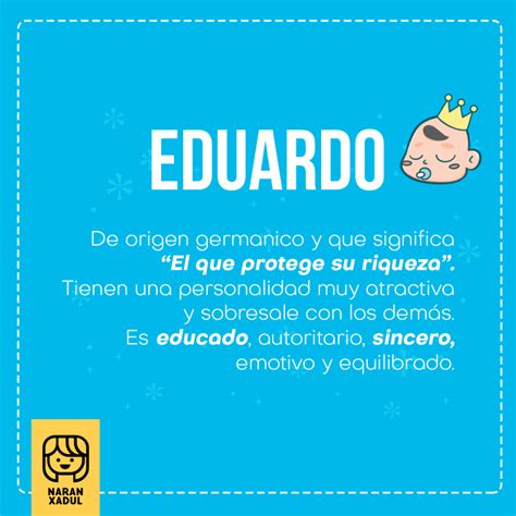 Eduardo Significado Do Nome EDULEARN