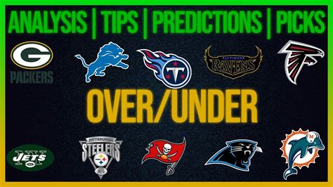 FREE NFL 8/20/21 Over/Under Picks and Predictions Today NFL Over/Under ...