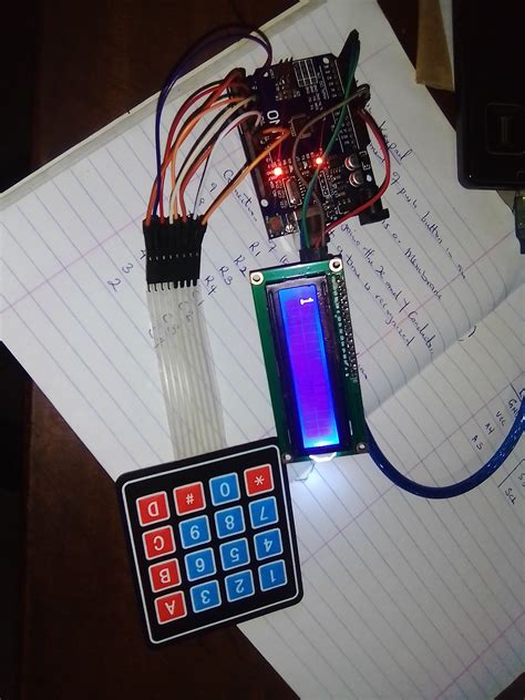 Application Of Arduino And Keypad With I C Lcd Arduino Project Hub Images