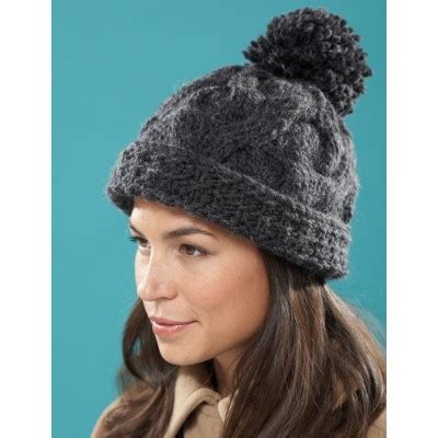 Knitting Patterns Galore Pompom Souffle Hat